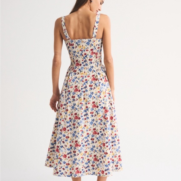 NWT Abercrombie Dylan dress midi floral - Picture 4 of 7